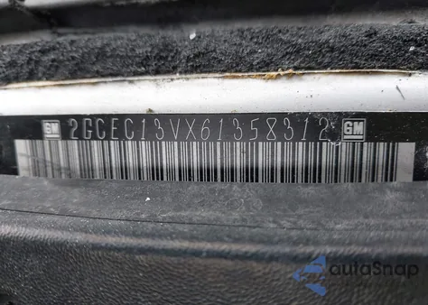 2006 Chevrolet Silverado 1500 Ls z USA, uszkodzony, nr VIN 2GCEC13VX61358312